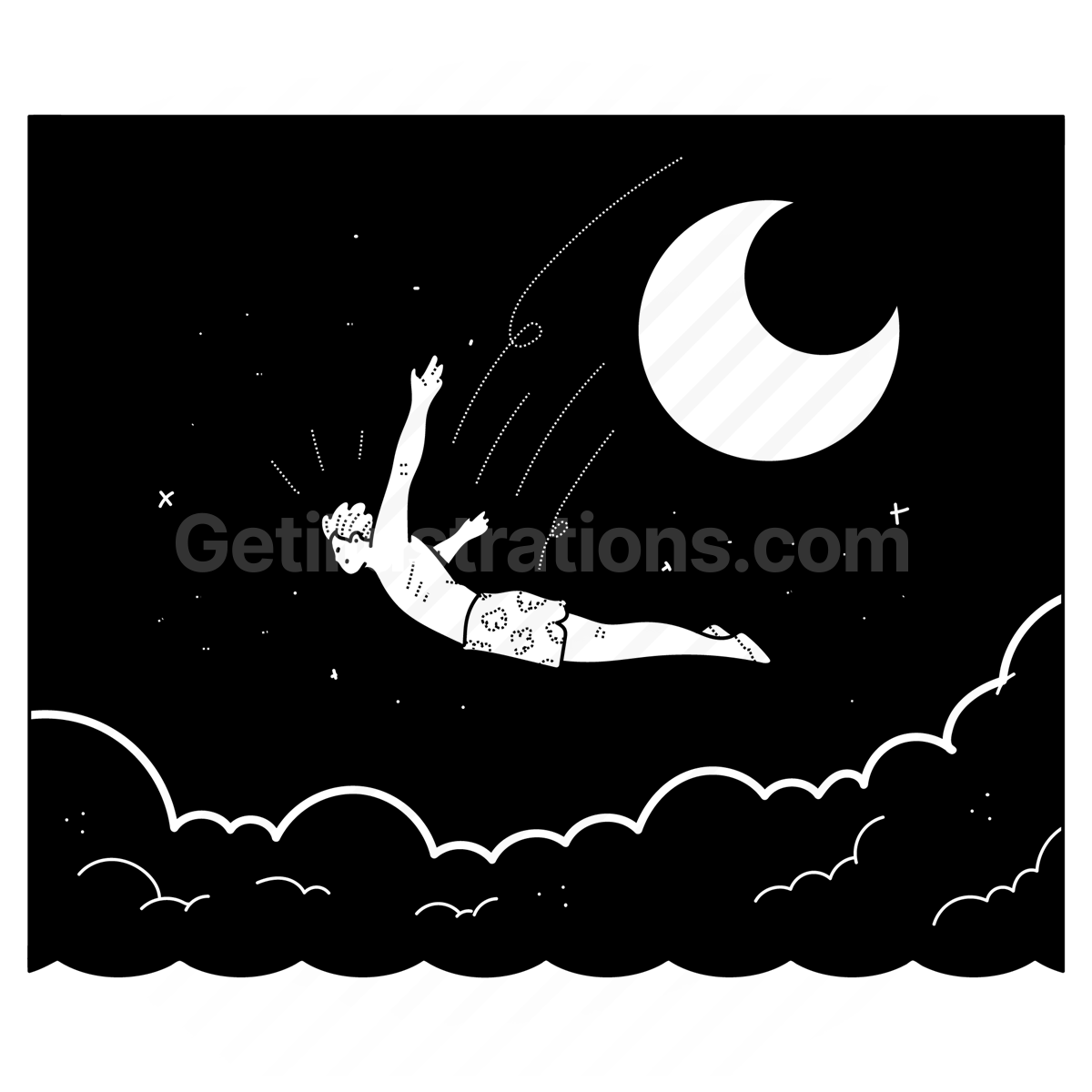 diving, dive, night, cliffdiving, outdoors, nighttime, activity, sport